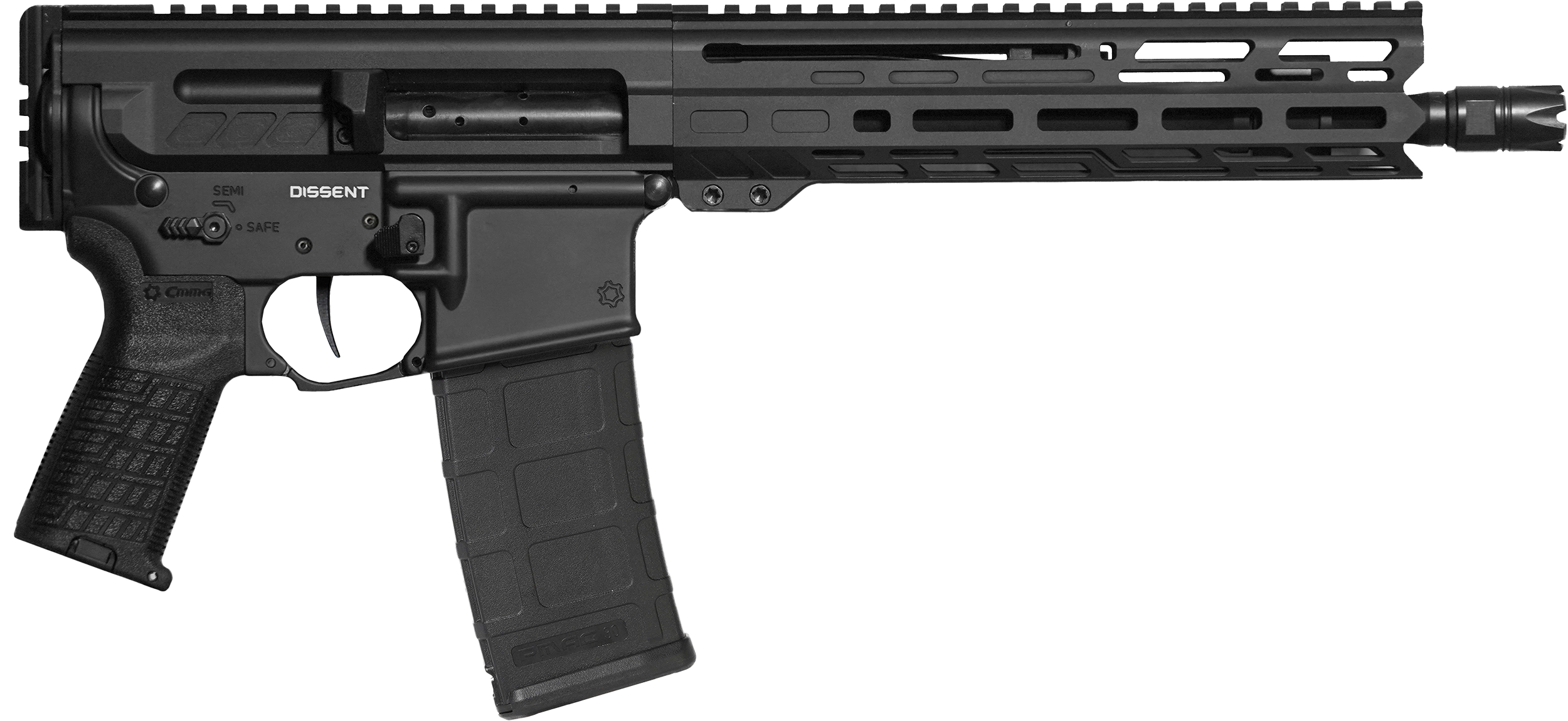 CMMG Dissent MK4 300 Blackout 10.5" 30+1 Semi-Auto Pistol