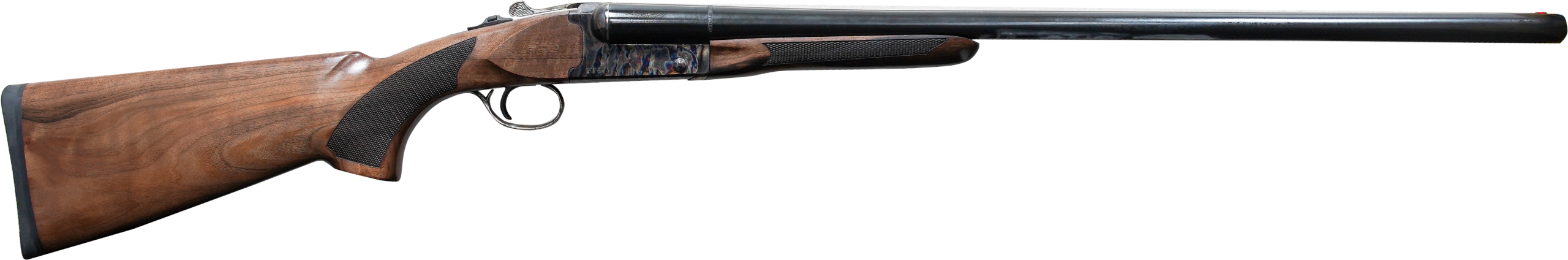 Pointer FT6 12 Gauge 28" 2rd 3" Break Open Side by Side Shotgun - Color Case Hardened Receiver