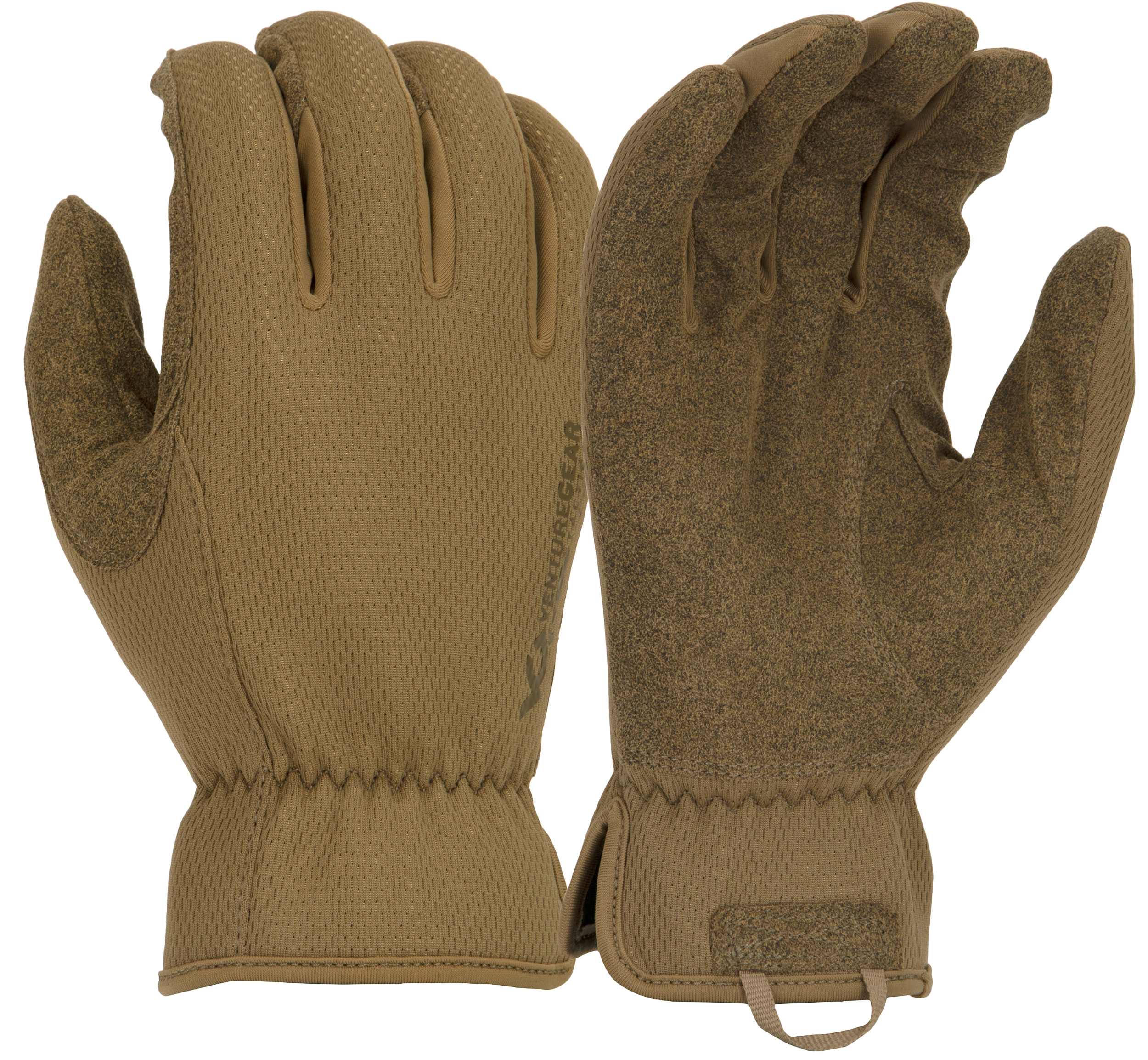 Pyramex VGTG20TL Operator Gloves Medium-Duty Synthetic Leather Brown Large