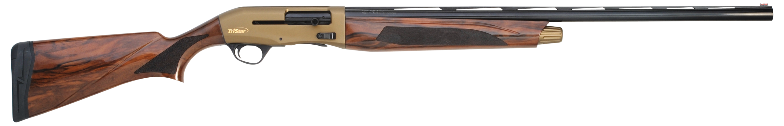 TriStar Viper G2 Pro 12 Gauge 28" 3" 5+1 Semi-Auto Shotgun - Bronze Cerakote, Turkish Walnut