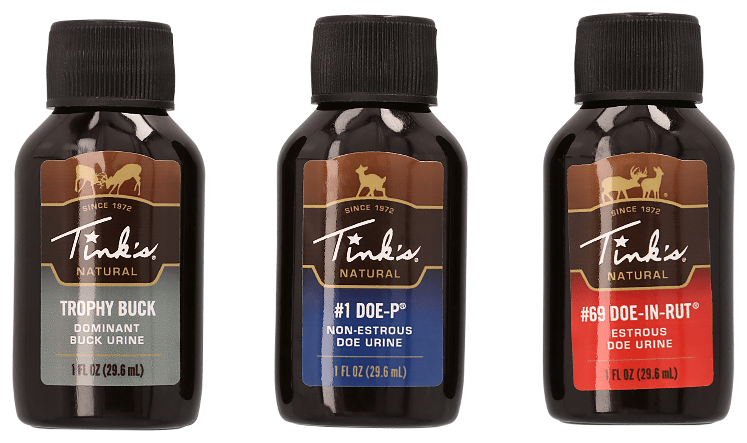 Tinks W6000 Natural Hunt Success Kit Deer Attractant 1 oz 3-Pack