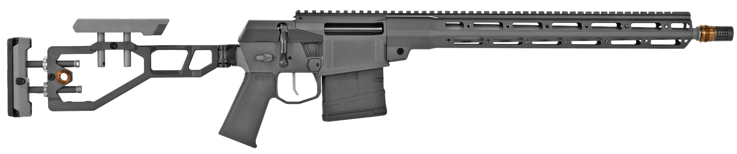 Q LLC The Fix 6.5 Creedmoor 16" 10+1 Bolt Action Rifle - Gray