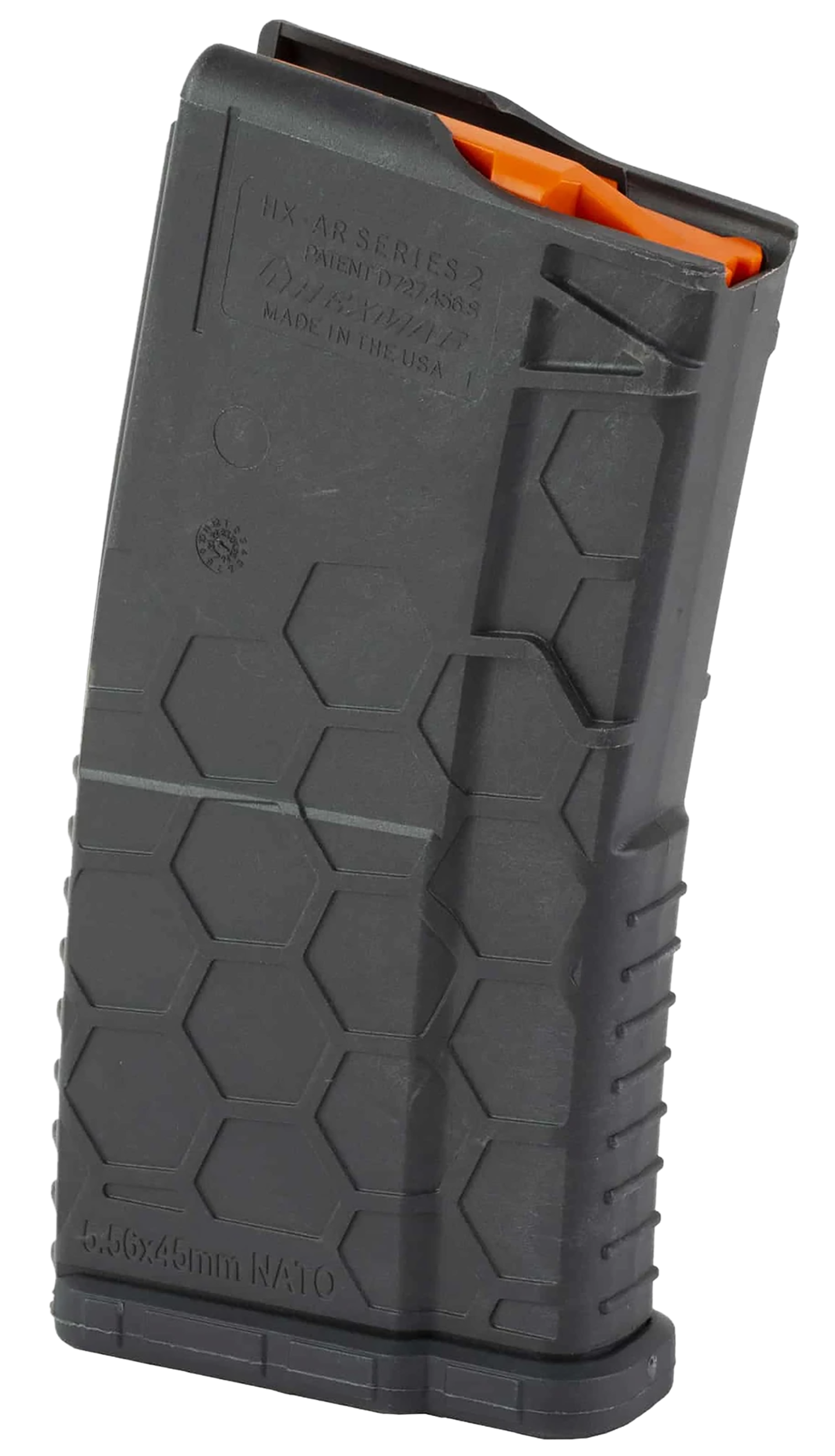 Hexmag Shorty 5.56x45mm NATO 20-Round AR-15 Magazine - Black Polymer