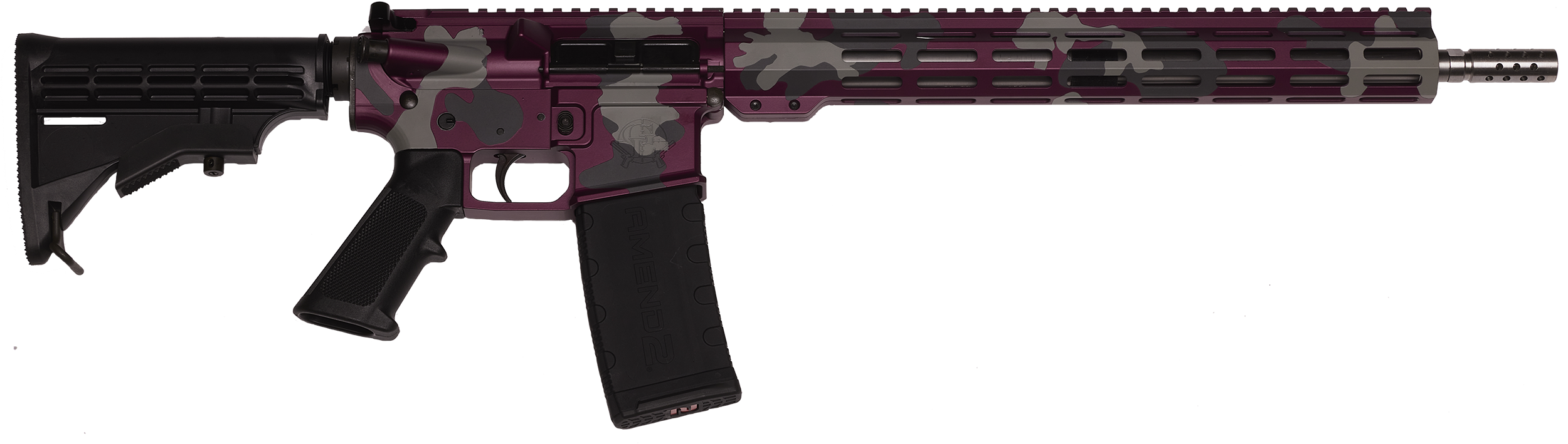 Great Lakes Firearms GL15 Mission 223 Wylde 16" 30+1 Semi-Auto Rifle - Manhattan Camo