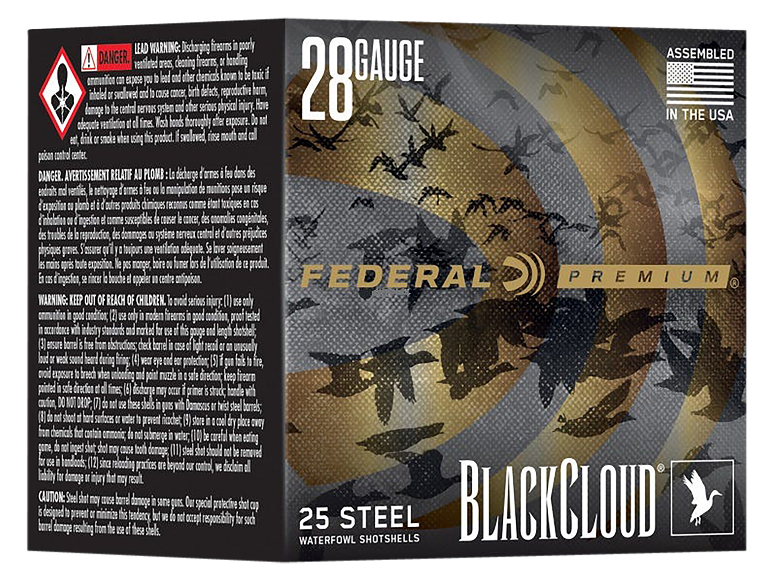 Federal Black Cloud FS 28 Gauge 3" 3/4 oz #3 Shot - Box or Case