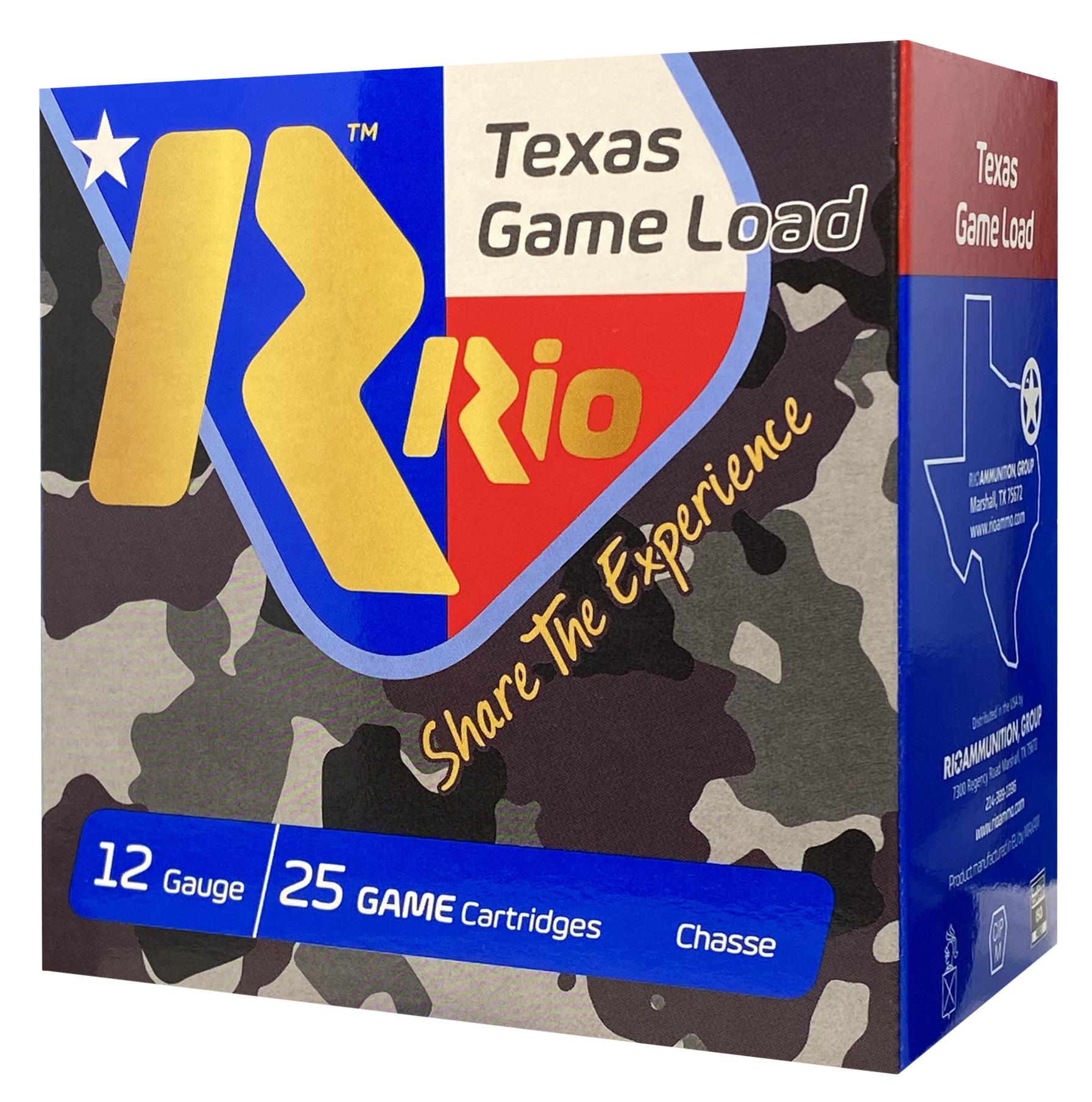 Rio Ammunition Texas Game Load High Velocity 12 Gauge 2.75" 1-1/4 oz #8 Shot - Box or Case