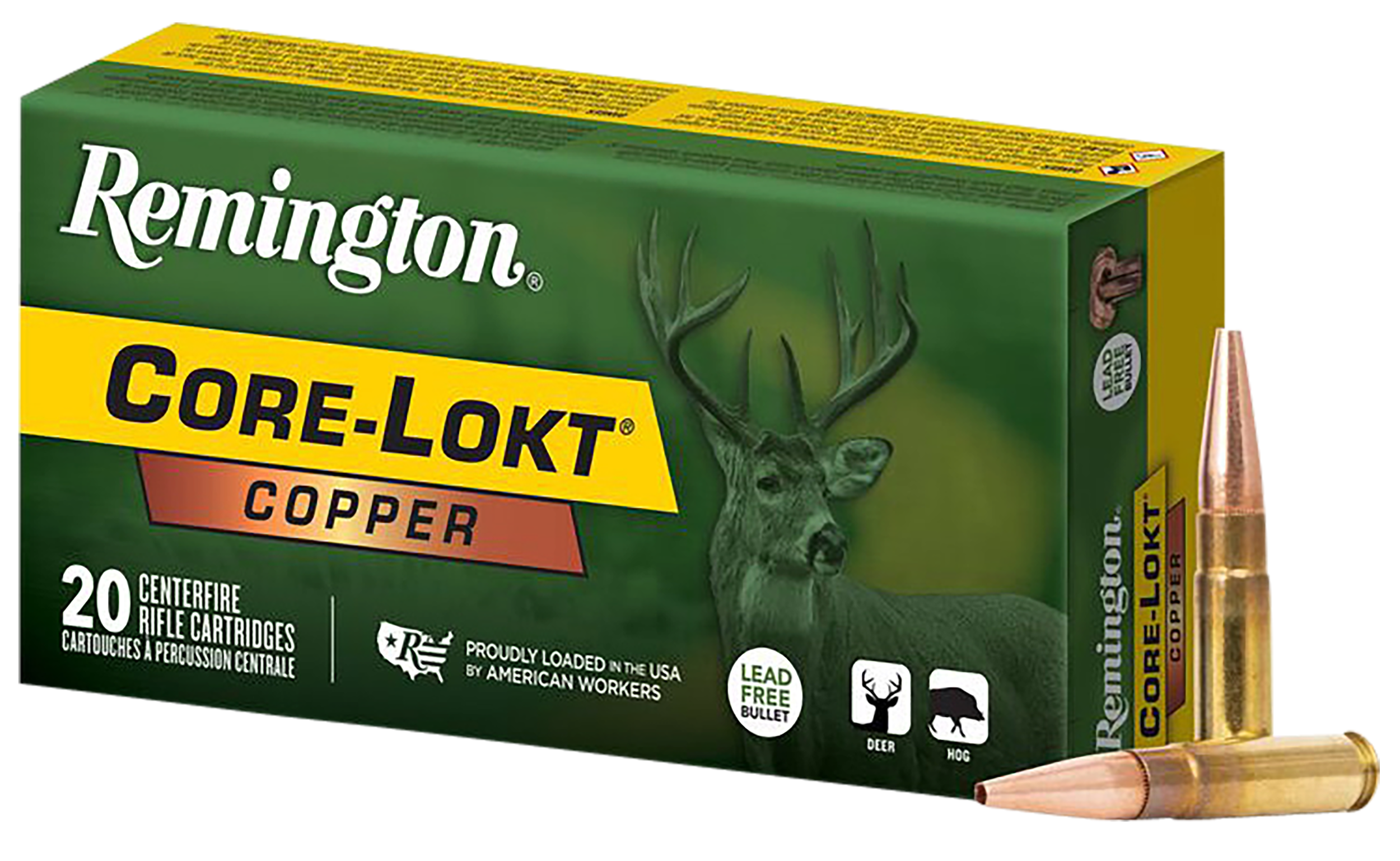 Remington Ammunition Core-Lokt Copper 300 Blackout 120gr Copper Hollow Point - Box or Case