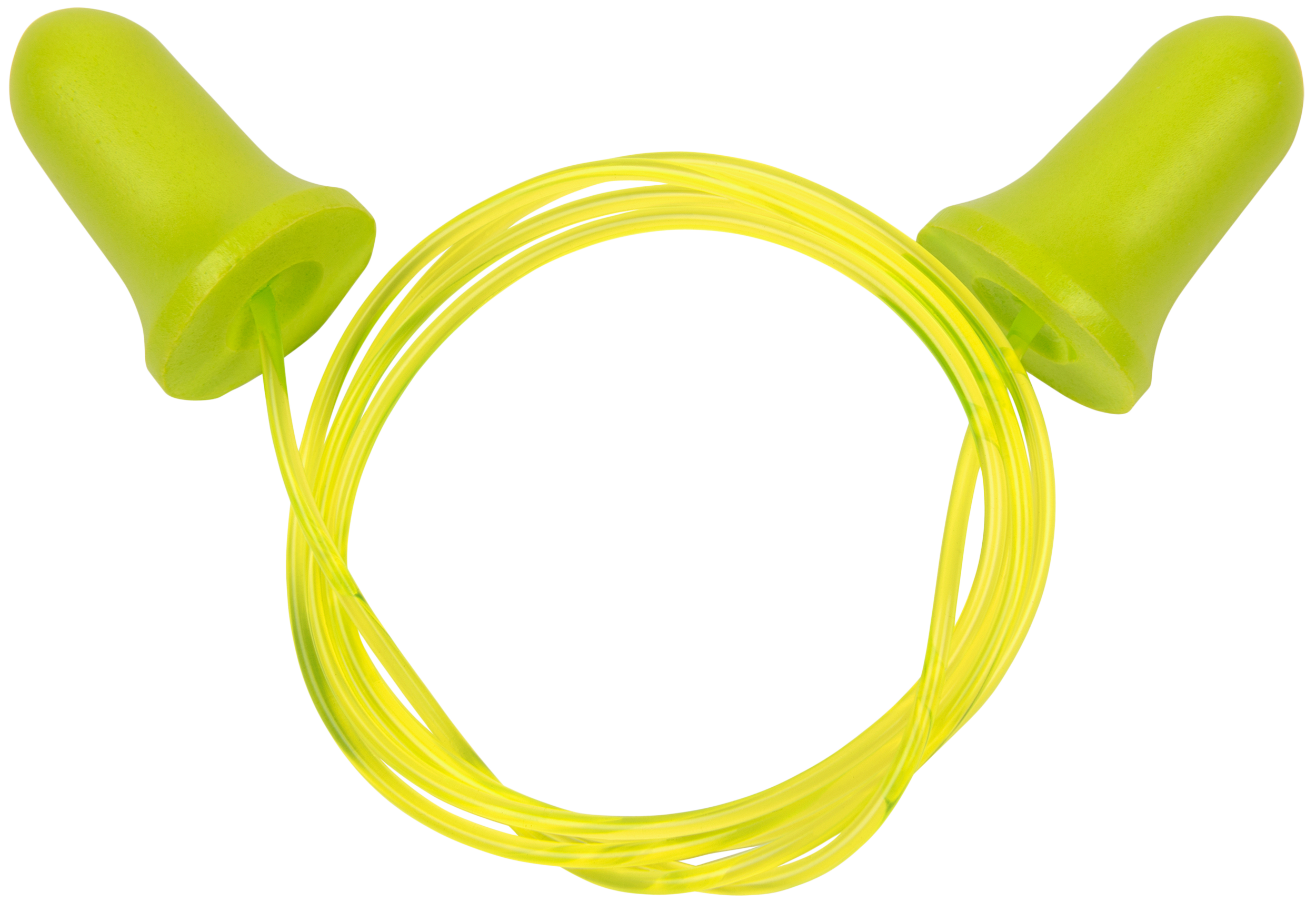 Allen ULTRX 4119 Tethered Tapered Foam Ear Plugs 32 dB Yellow / Lime Green 5 Pair