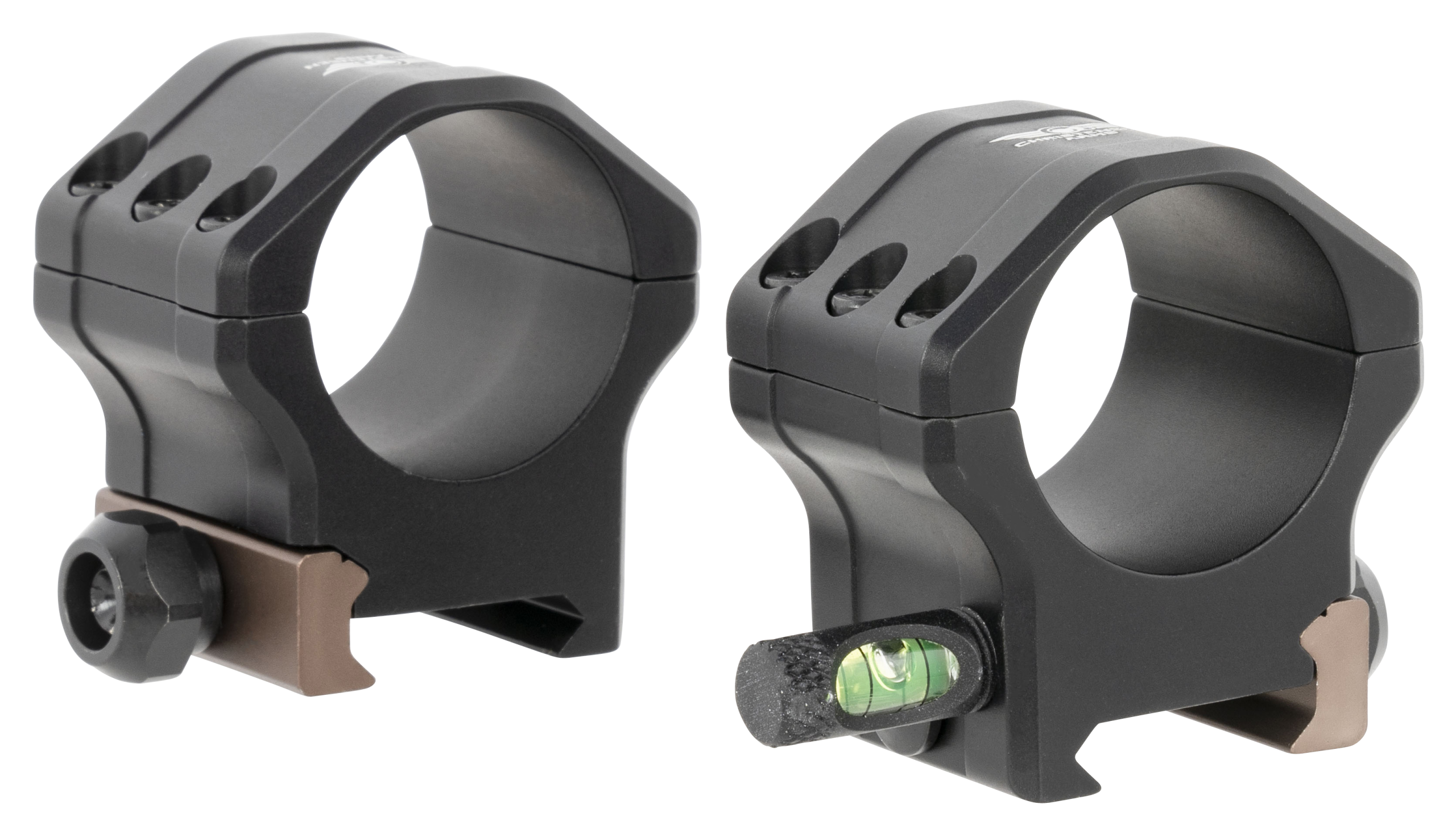 Christensen Arms Tactical PRSR-HD 30mm Medium Black Anodized Scope Rings