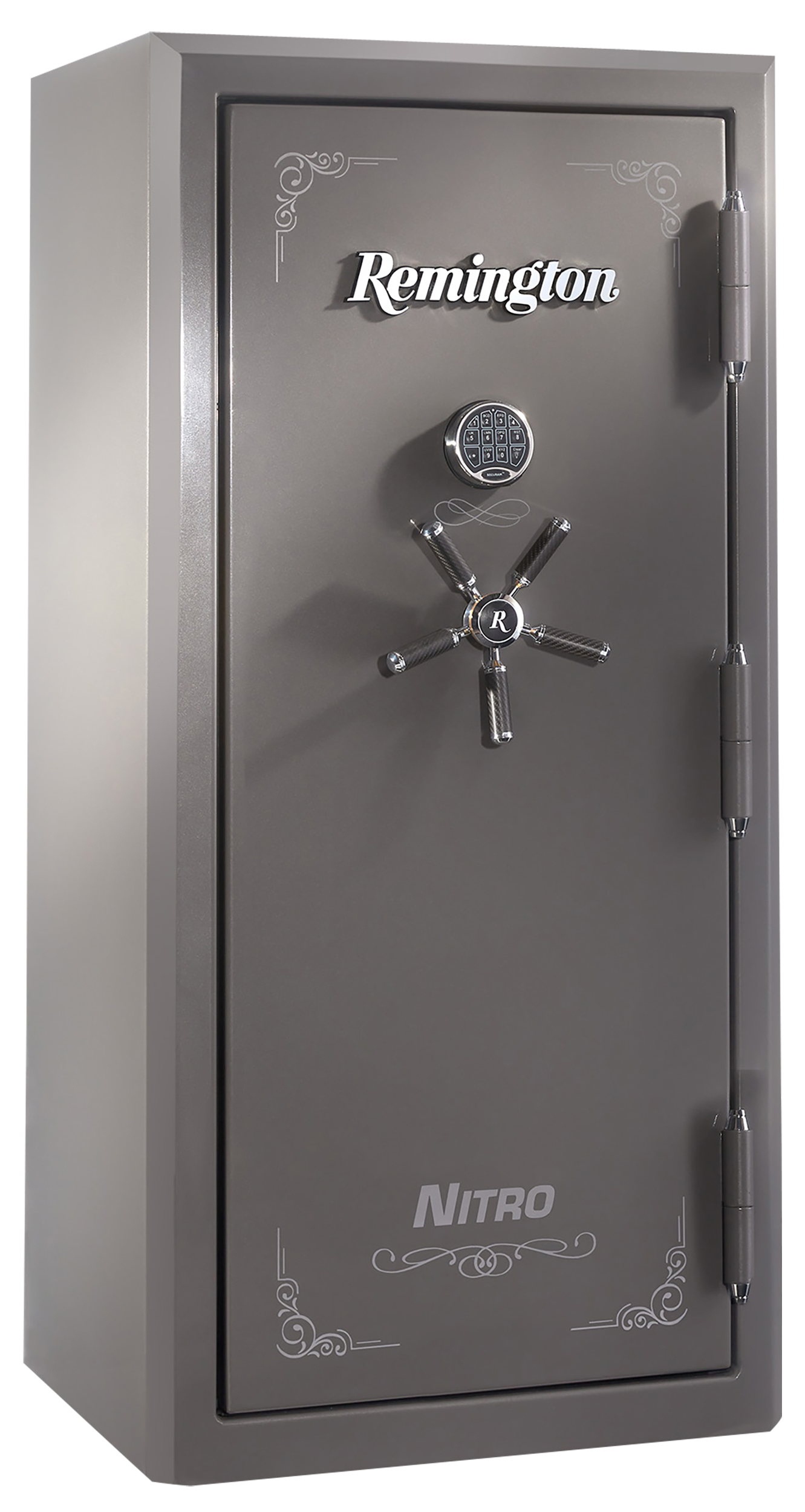 Sports Afield Seltzer SECSAR6526N 26+6 Fireproof Gun Safe - Seltzer Gray-Gloss Metallic