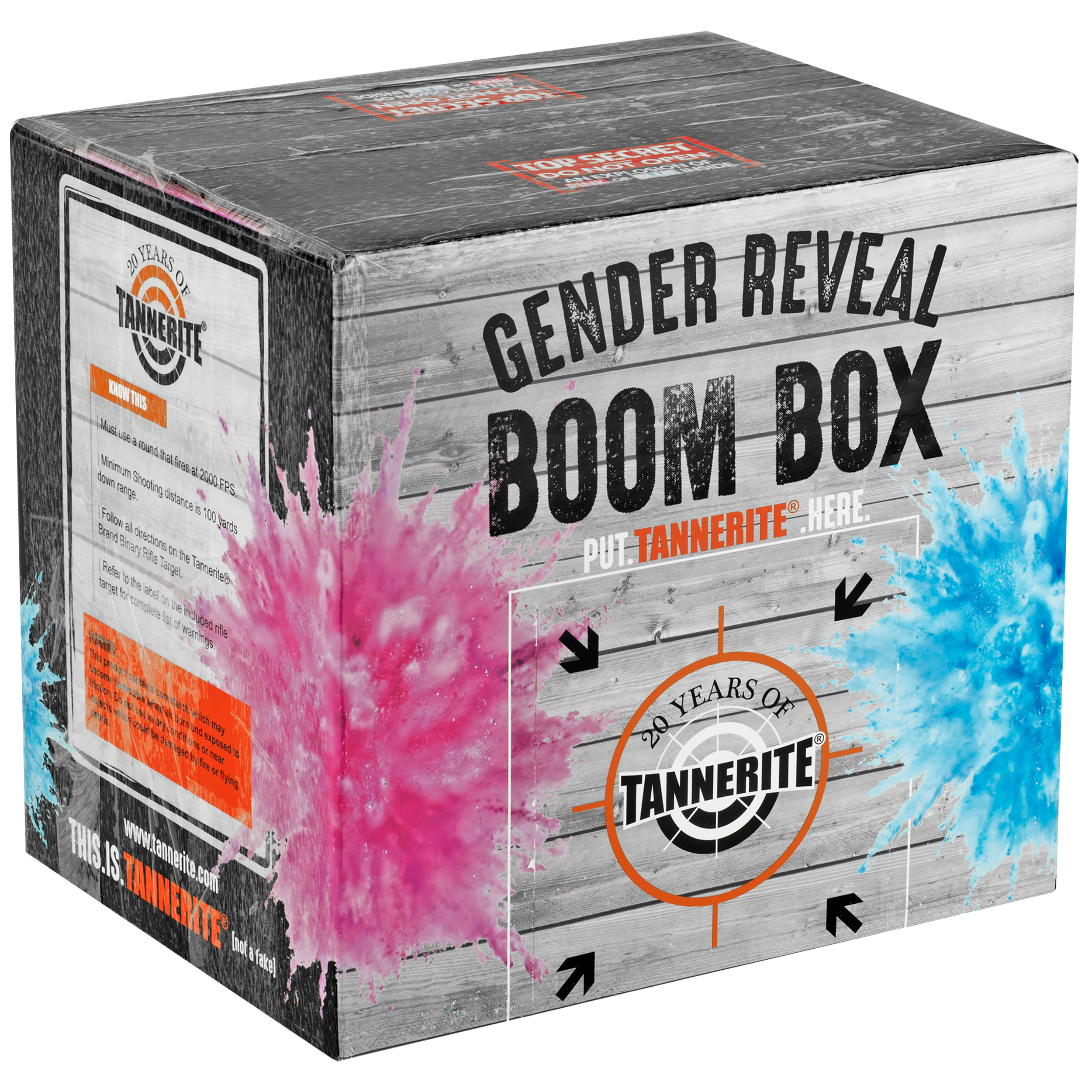 Tannerite GRKB 1 lb Gender Reveal Target Blue 10 lbs Color Powder