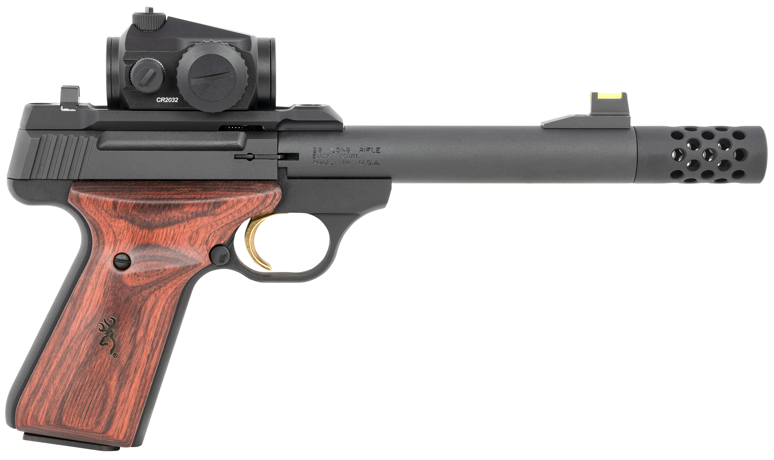 Browning Buck Mark Hunter 22 LR 5.9" 10+1 SAO Pistol - Vortex Crossfire Red Dot