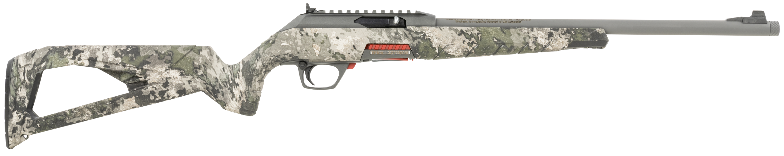 Winchester Wildcat SR 22 LR 16.5" 10+1 Semi-Auto Rifle - TrueTimber VSX Gray