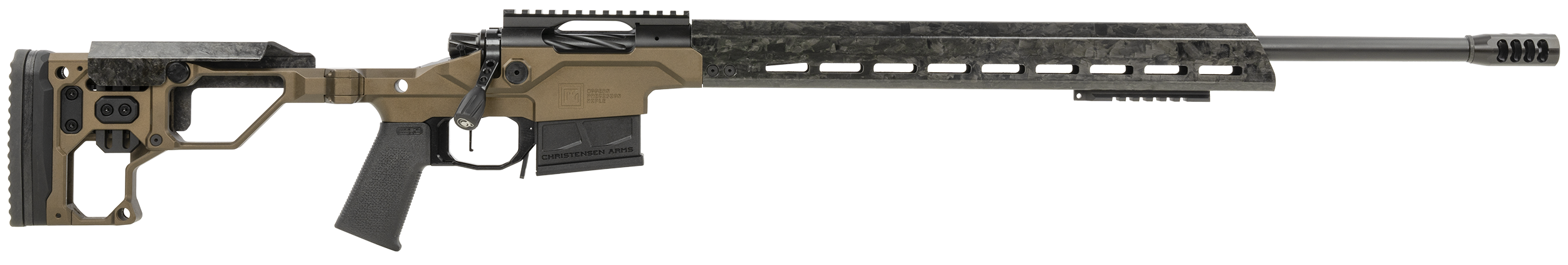 Christensen Arms Modern Precision 300 Win Mag 26" 5+1 Bolt-Action Rifle - Desert Brown Anodized Folding Stock