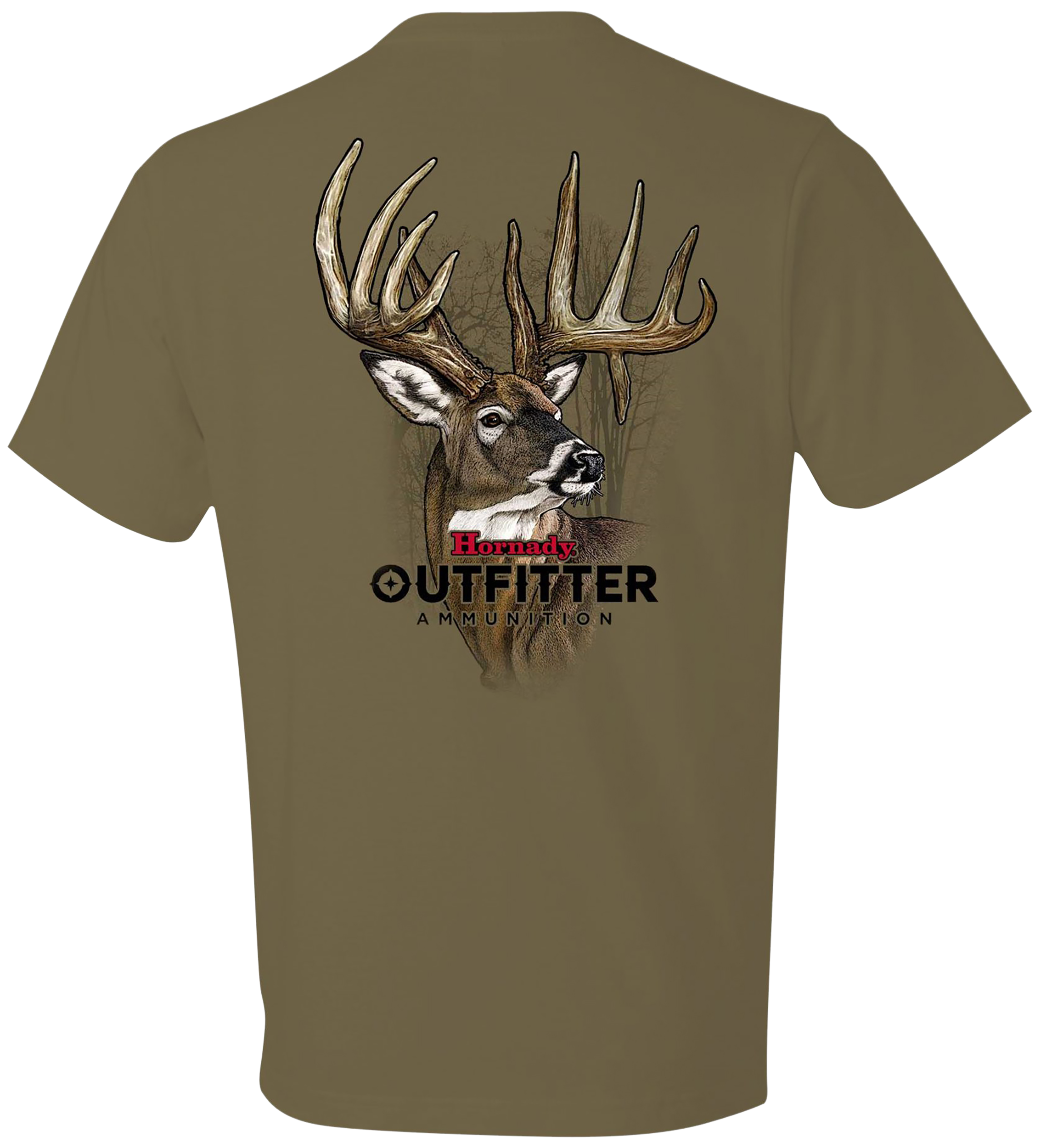 Horizon Design Hornady Big Buck T-Shirt Coyote Brown Cotton Short Sleeve 3XL