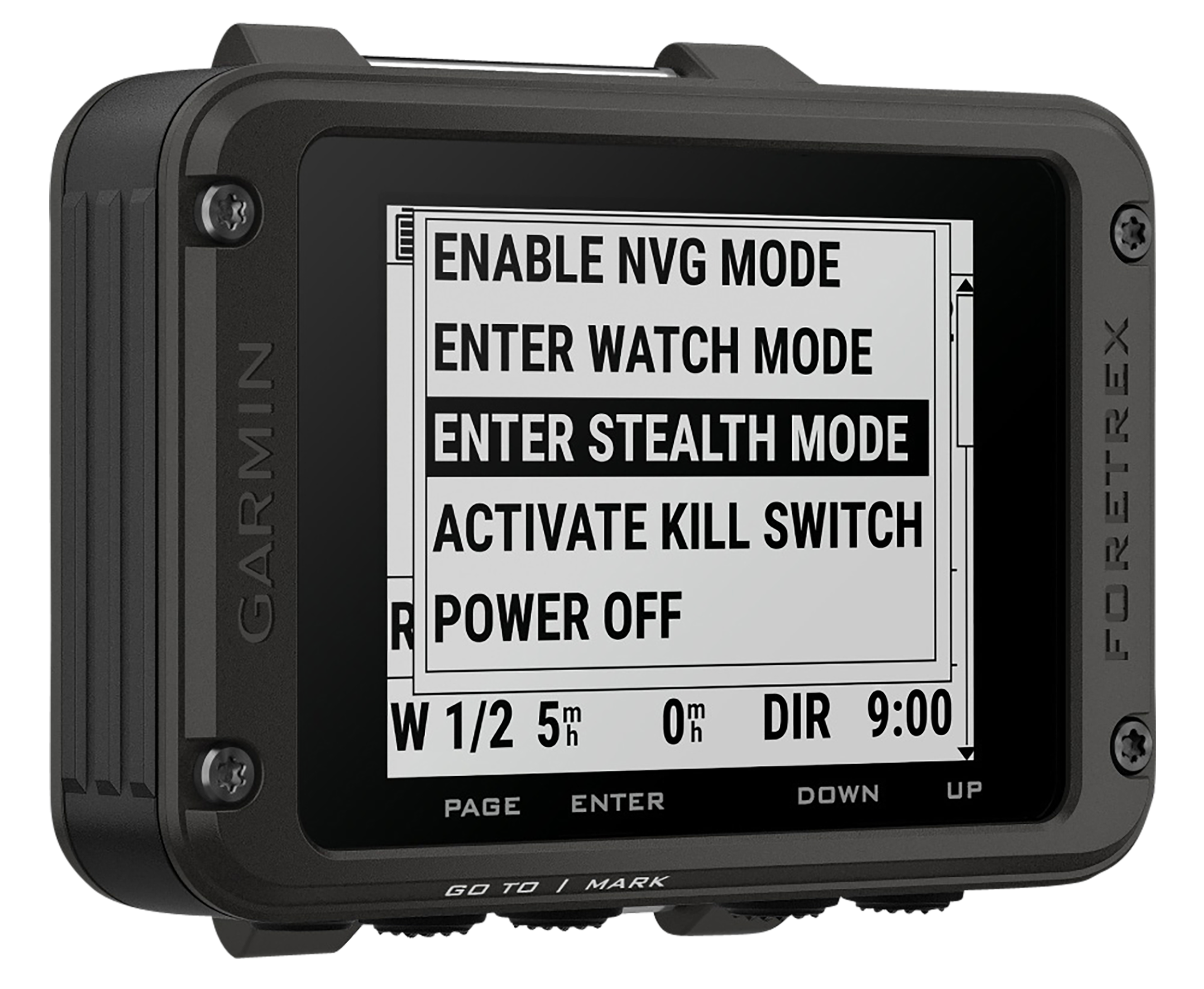 Garmin Foretrex 801 Wrist-Mounted GPS Navigator Black Monochrome MIP Display
