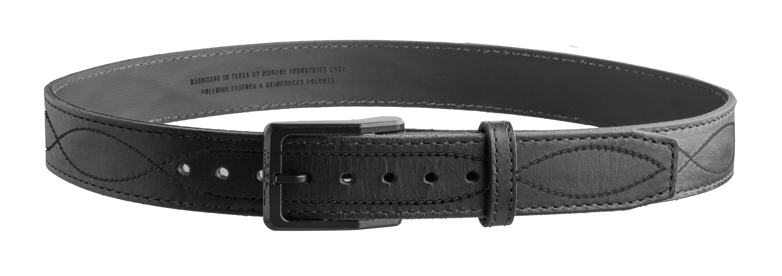 Magpul Industries Tejas EL Pistolero Gun Belt 46" Black Bull Hide 1.50" Buckle