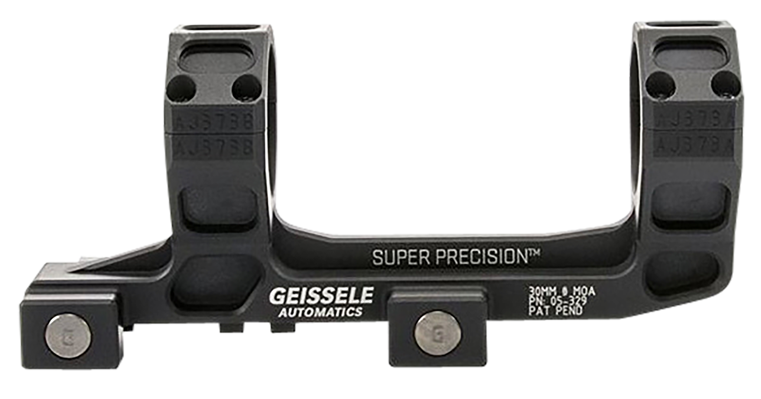 Geissele Automatics Super Precision 30mm Scope Mount for Vortex 1-6X - Black Anodized