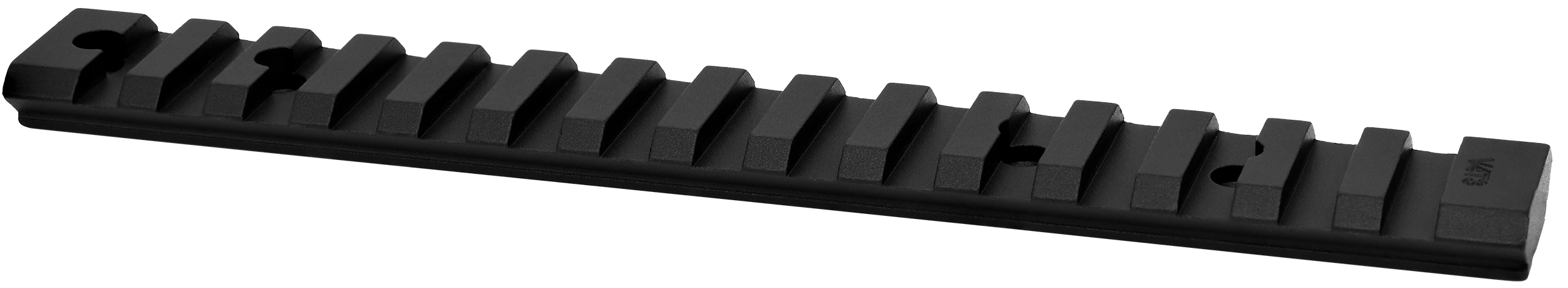 Warne Vapor V4T3M Picatinny Rail Black Anodized Aluminum Fits Tikka T3/T3x - 0 MOA
