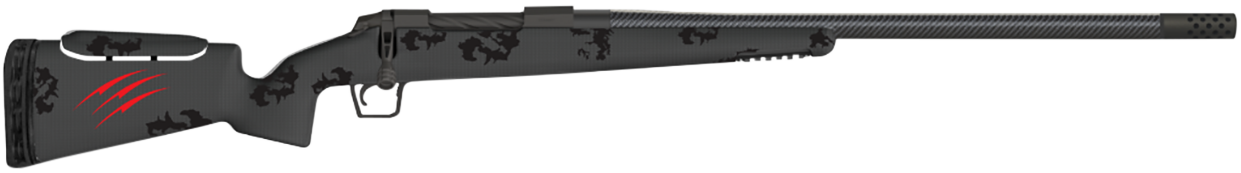 Fierce Firearms Carbon Rival FP 7mm Rem Mag 20" 3+1 Bolt-Action Rifle - Blackout Camo