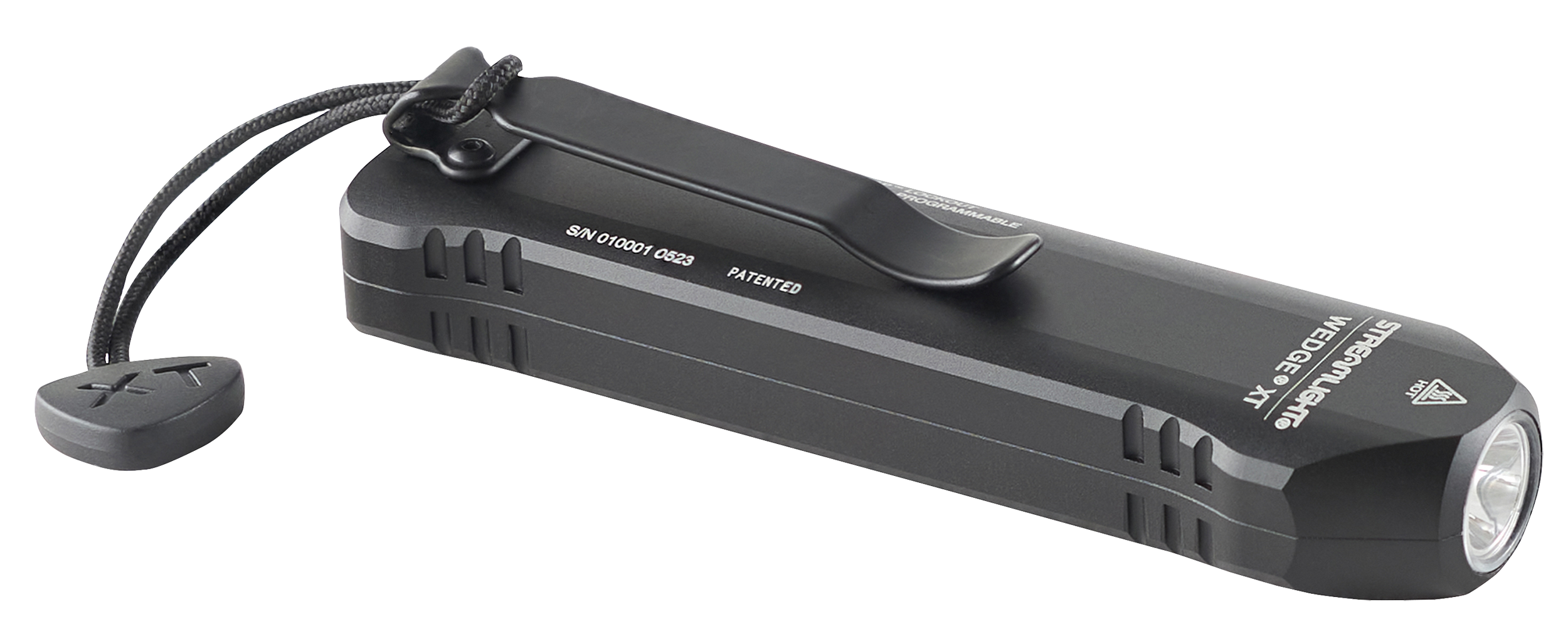 Streamlight Wedge XT 500 Lumen Rechargeable EDC Flashlight - Black Aluminum 4.25"