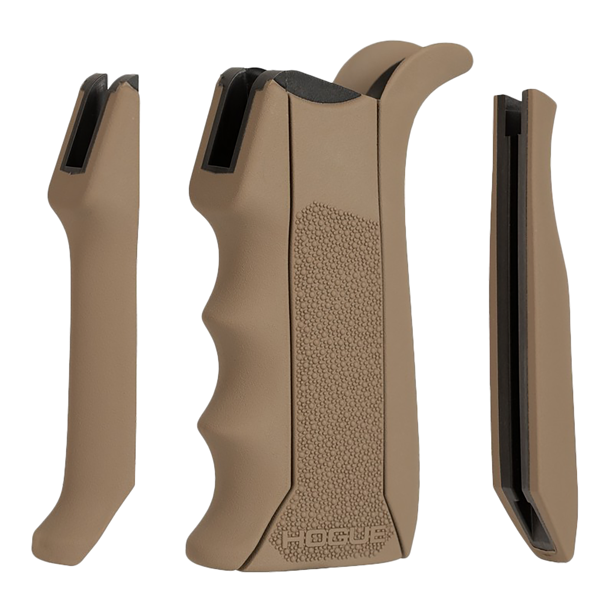 Hogue 13043 Modular Overmolded Pistol Grip Flat Dark Earth Rubber - AR-15/M16