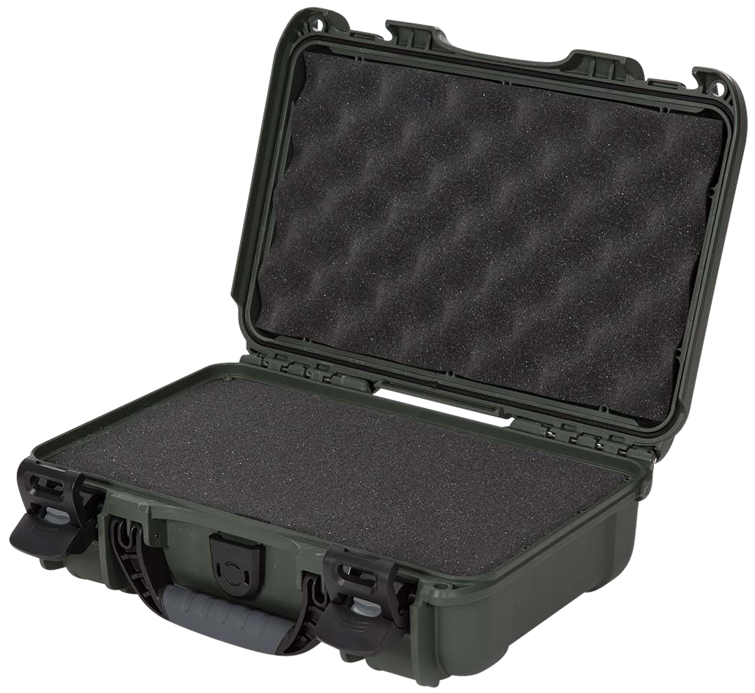Nanuk 909 Waterproof Hard Case Olive Resin Cubed Foam 11.44 x 7 x 3.68 in