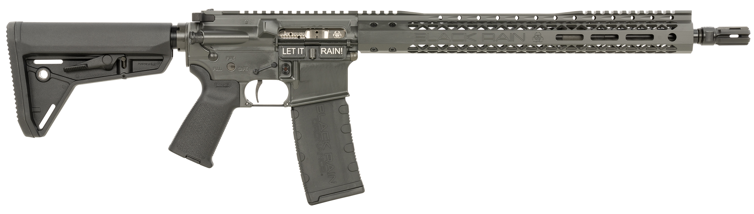 Black Rain Ordnance Spec 15+ SSP 5.56x45mm NATO 16" 30+1 Semi-Auto AR-15 Rifle - Smoke