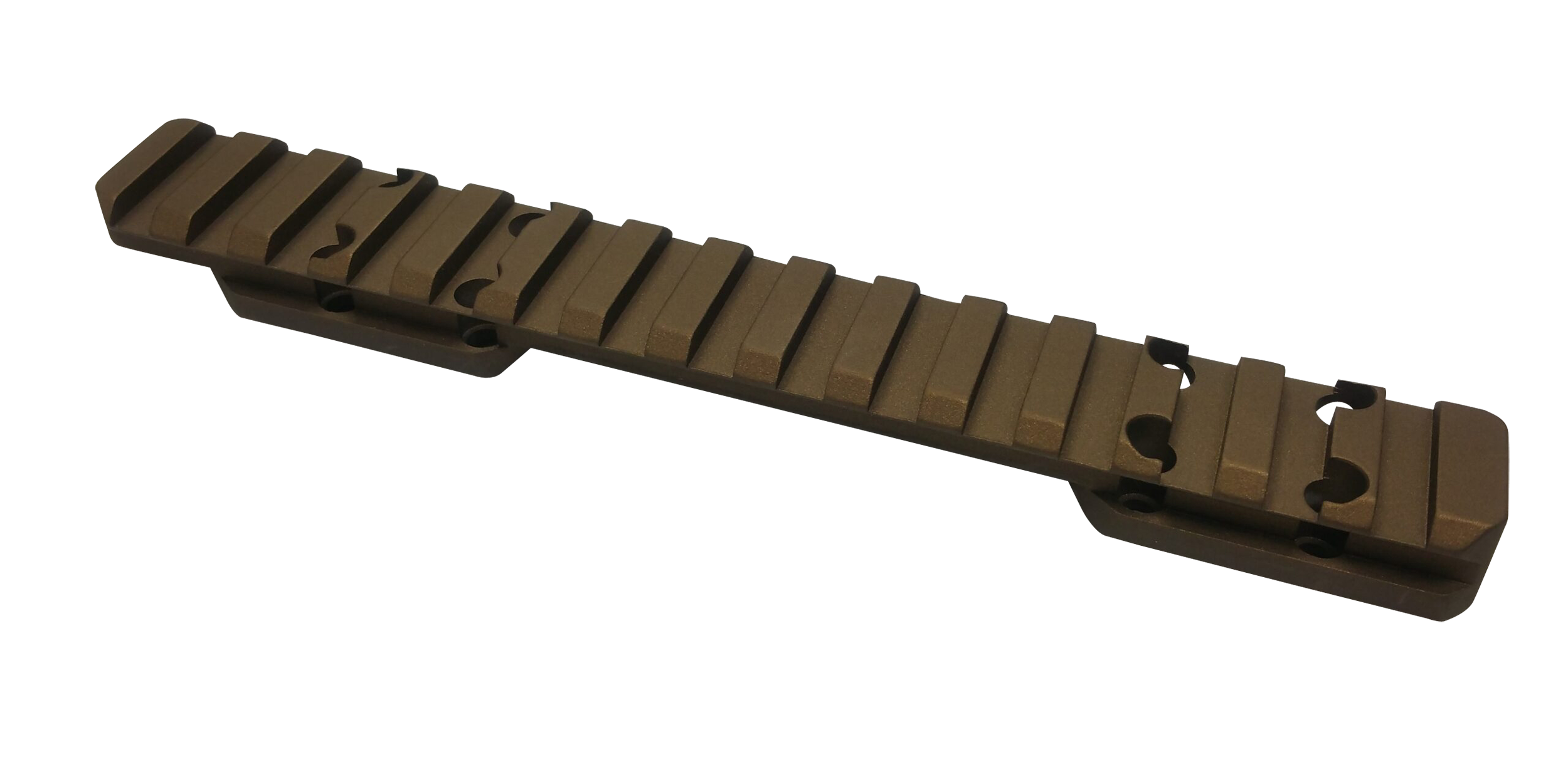 Talley Browning X-Bolt Picatinny Rail Long Action 0 MOA 6.86" Smoked Bronze Cerakote