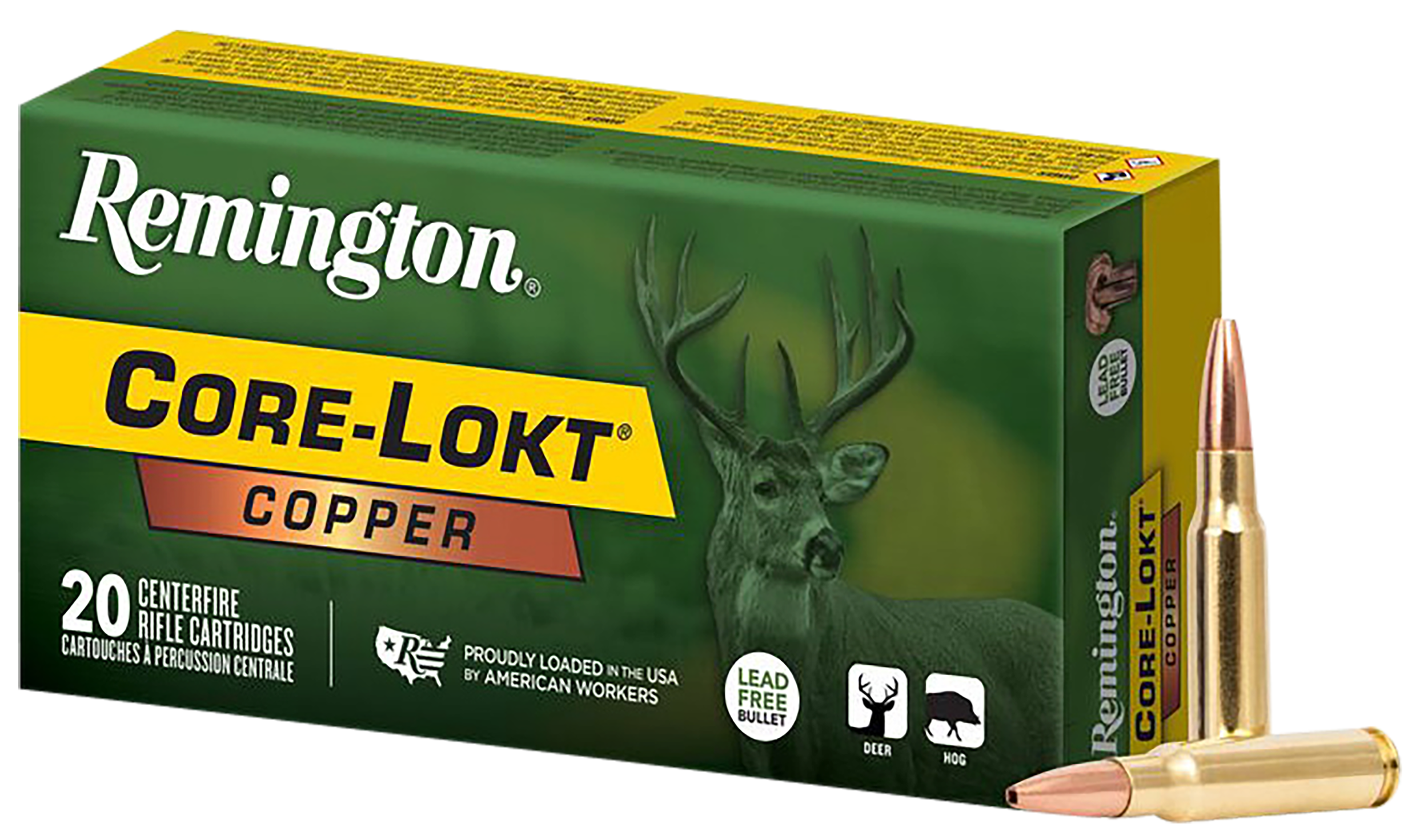 Remington Ammunition Core-Lokt Copper 308 Win 150gr Copper Hollow Point - Box or Case