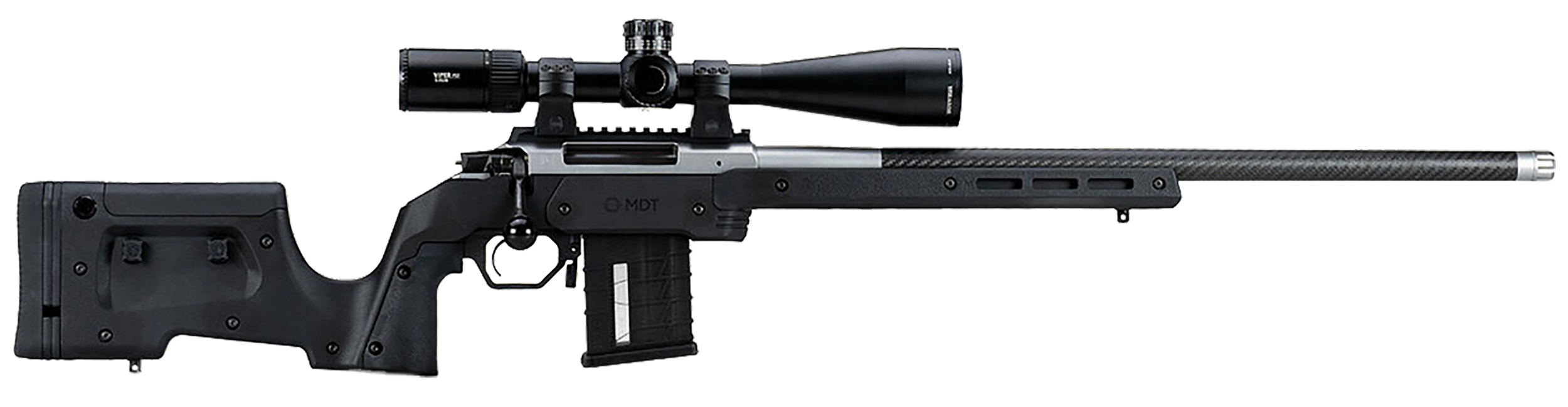 MDT Sporting Goods XRS Chassis Black Aluminum Short Action RH - Fits Howa 1500