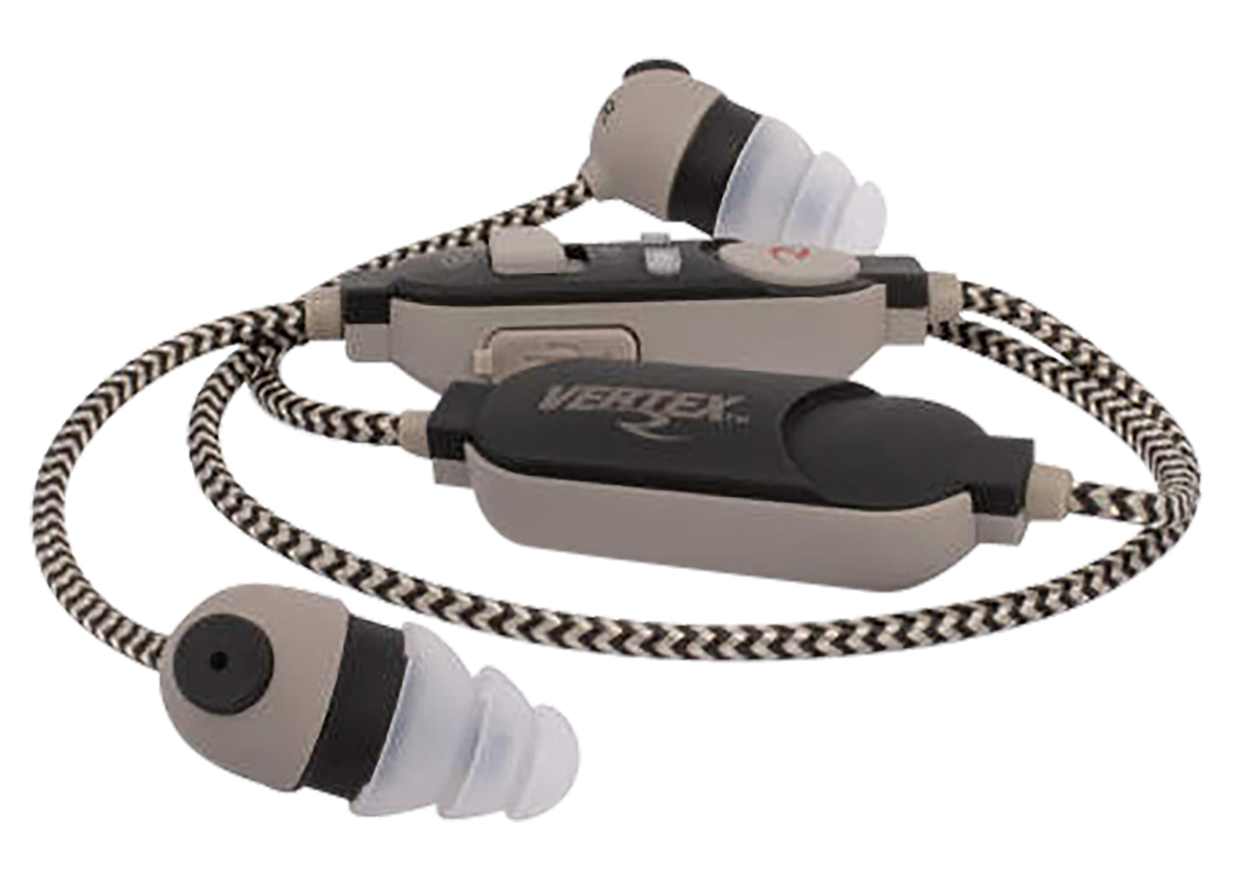 Radians Vertex VX-AC40 Electronic Ear Buds 21 dB NRR In The Ear Black/Gray
