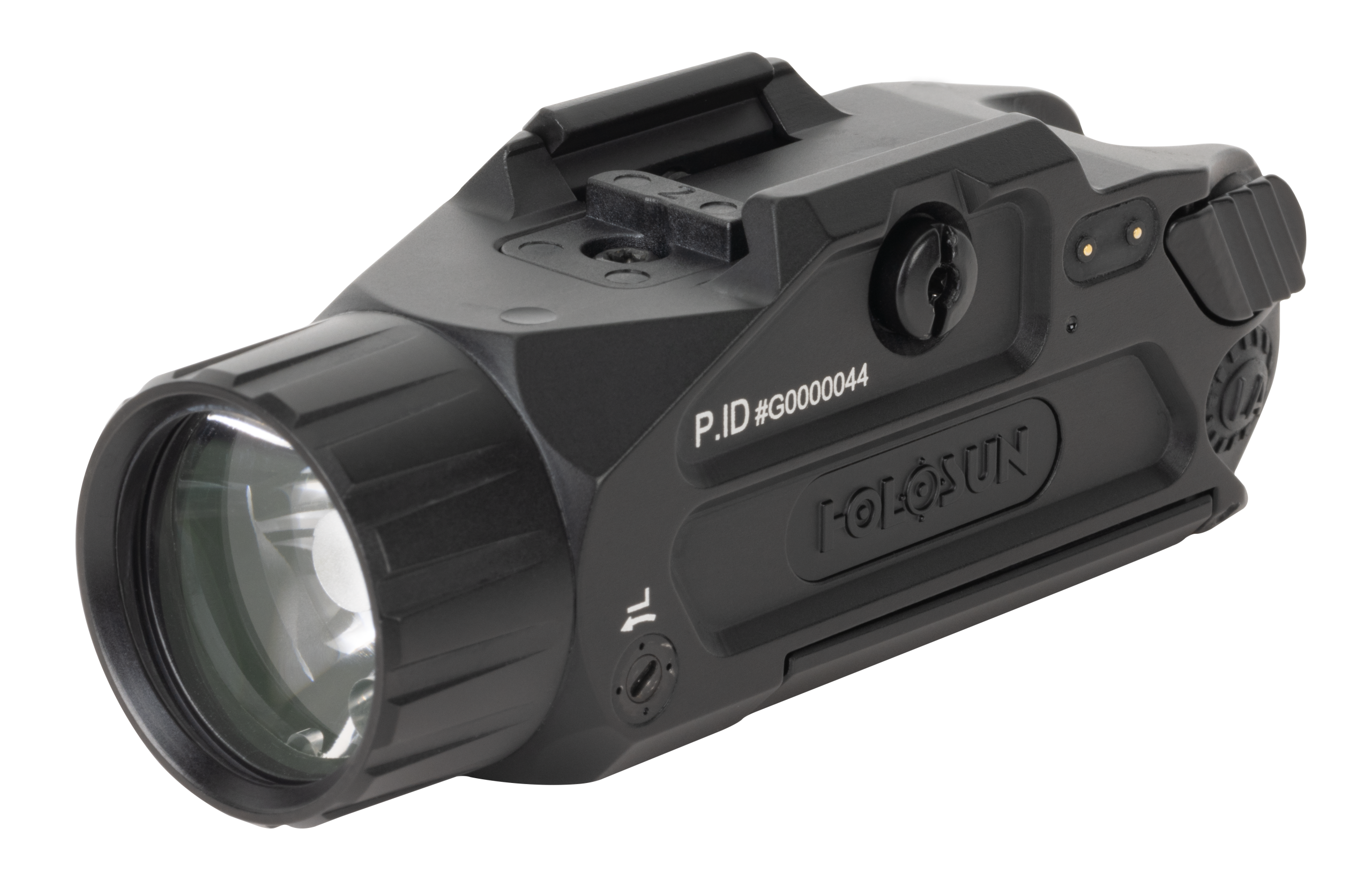 Holosun P.ID Plus Pistol Light w/Green Laser 450/900 Lumens LED IP68 - Black Anodized