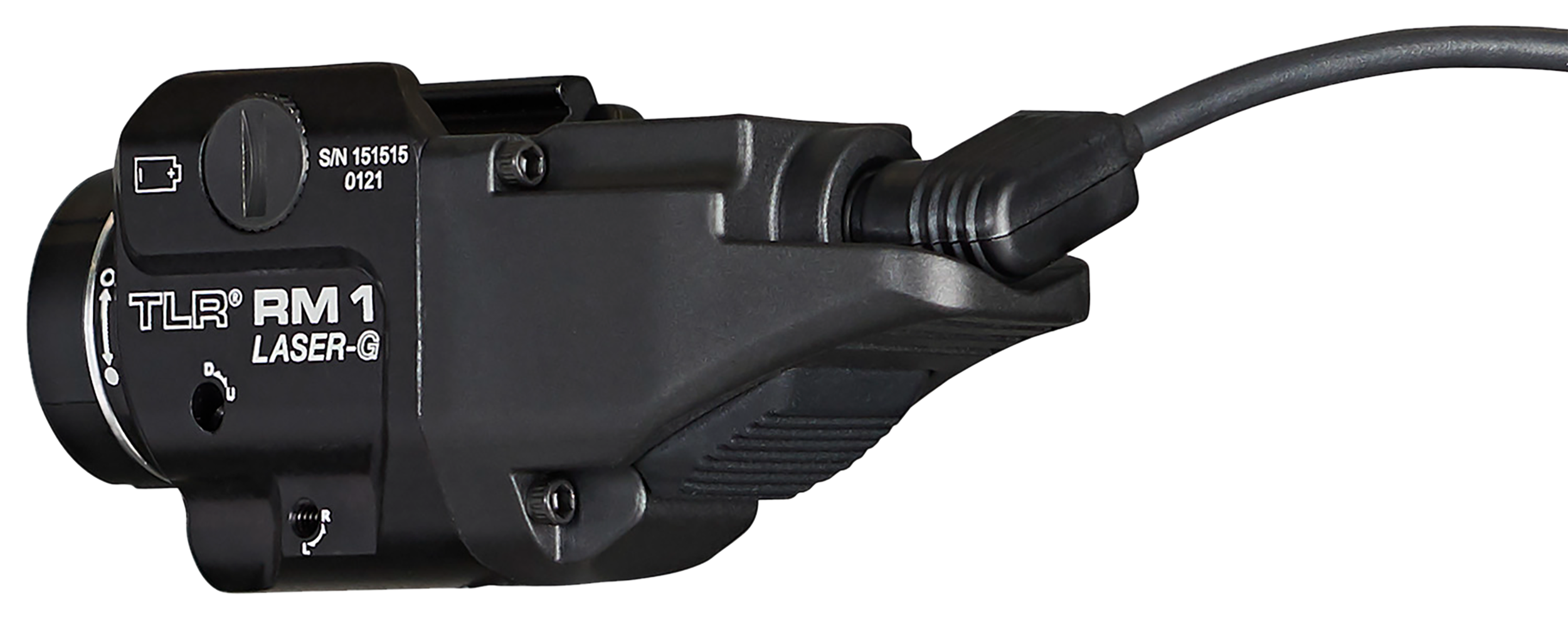 Streamlight TLR-1 RM 500 Lumen White LED Light w/Integrated Green Laser - Black Anodized