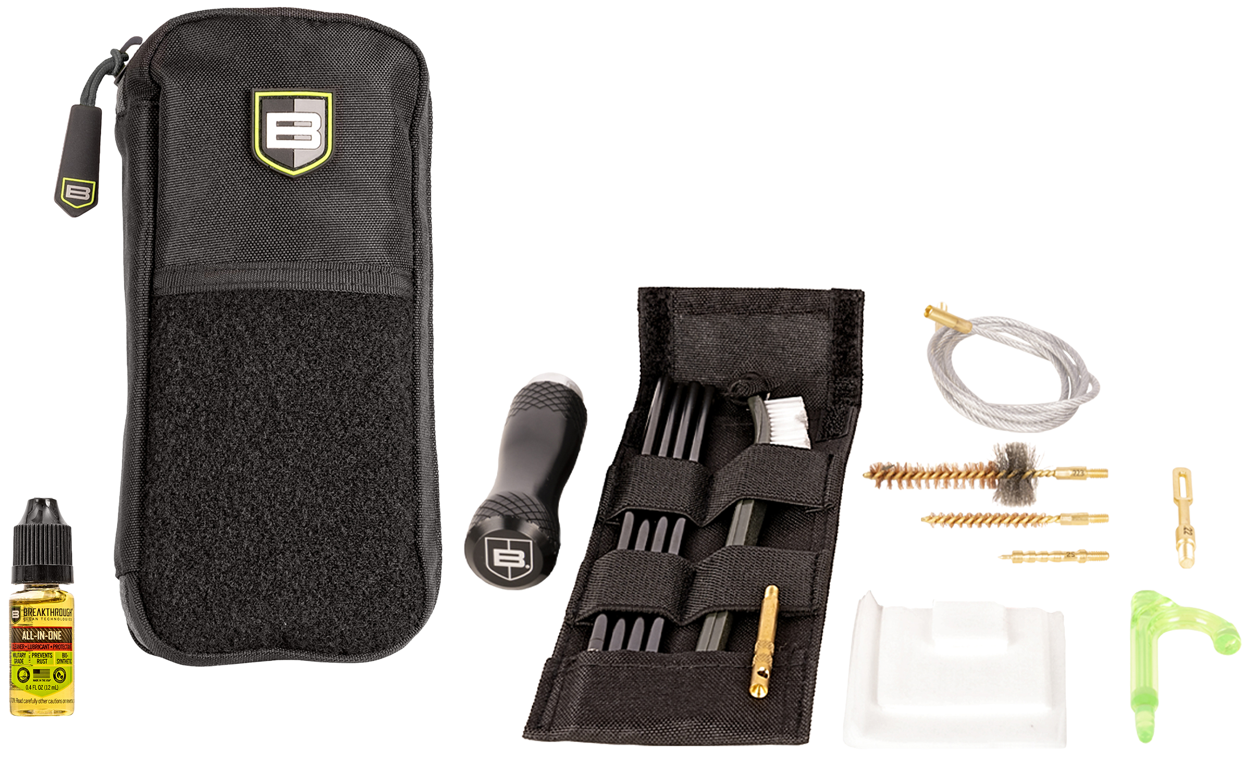 Breakthrough Clean Badge Series 6.5mm Rod/Pull Thru Kit - 16 Piece