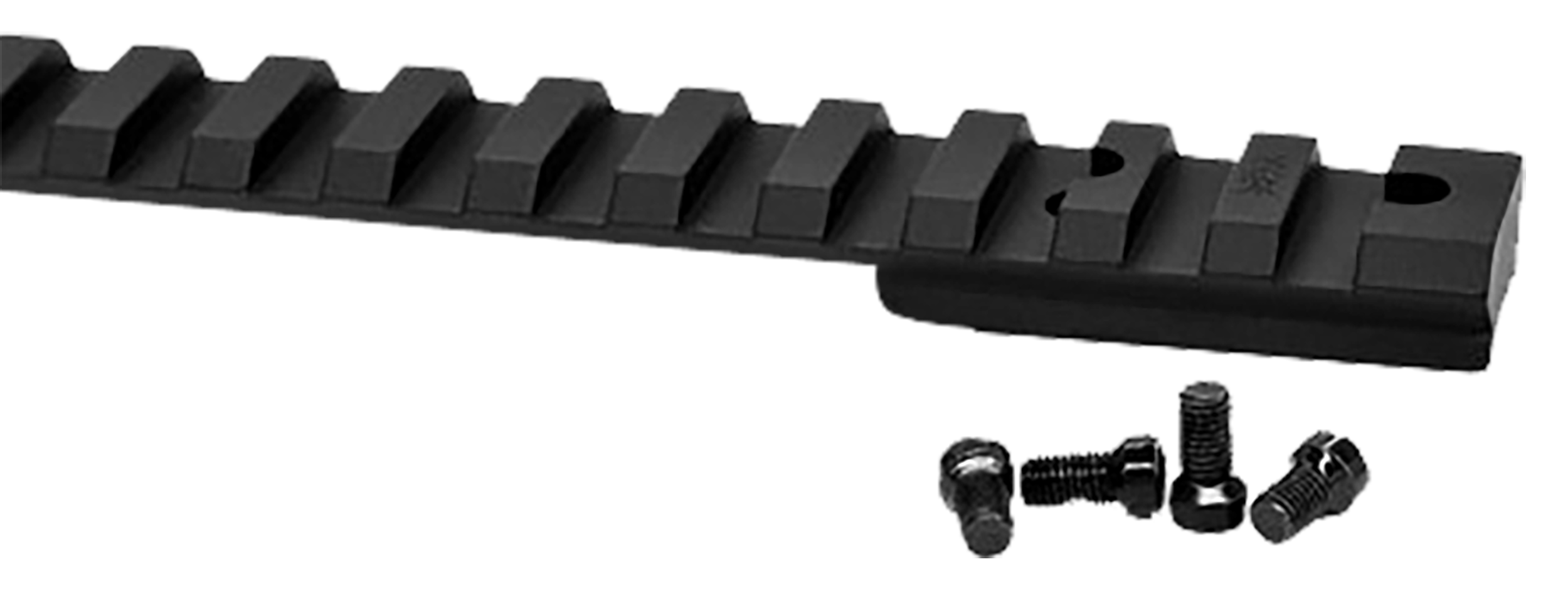 Warne Vapor Picatinny Rail Savage 93 / 93R17 / Mark II Rimfire E 15 MOA - Black Anodized Aluminum