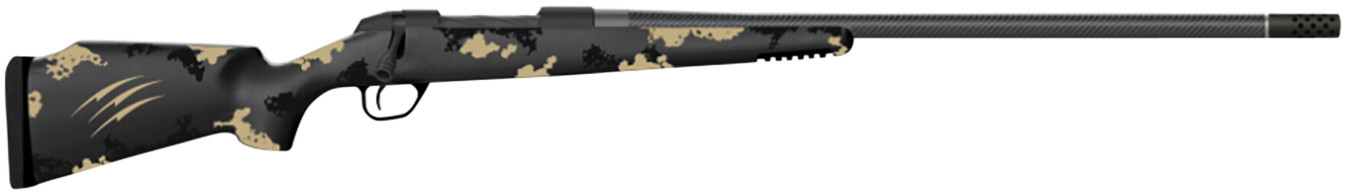 Fierce Firearms Carbon Rage 7mm PRC 24" 3+1 Bolt-Action Rifle - Black Cerakote / Urban Camo