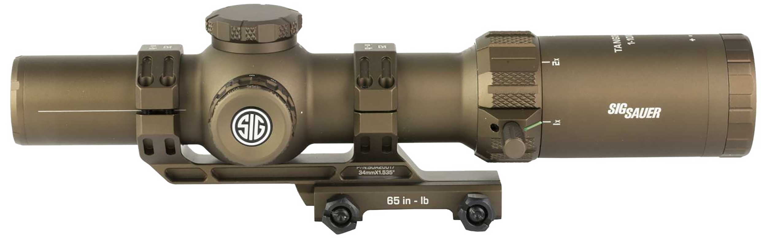 Sig Sauer Electro-Optics Tango-MSR 1-10x26mm 34mm Tube FFP Riflescope - Coyote Tan