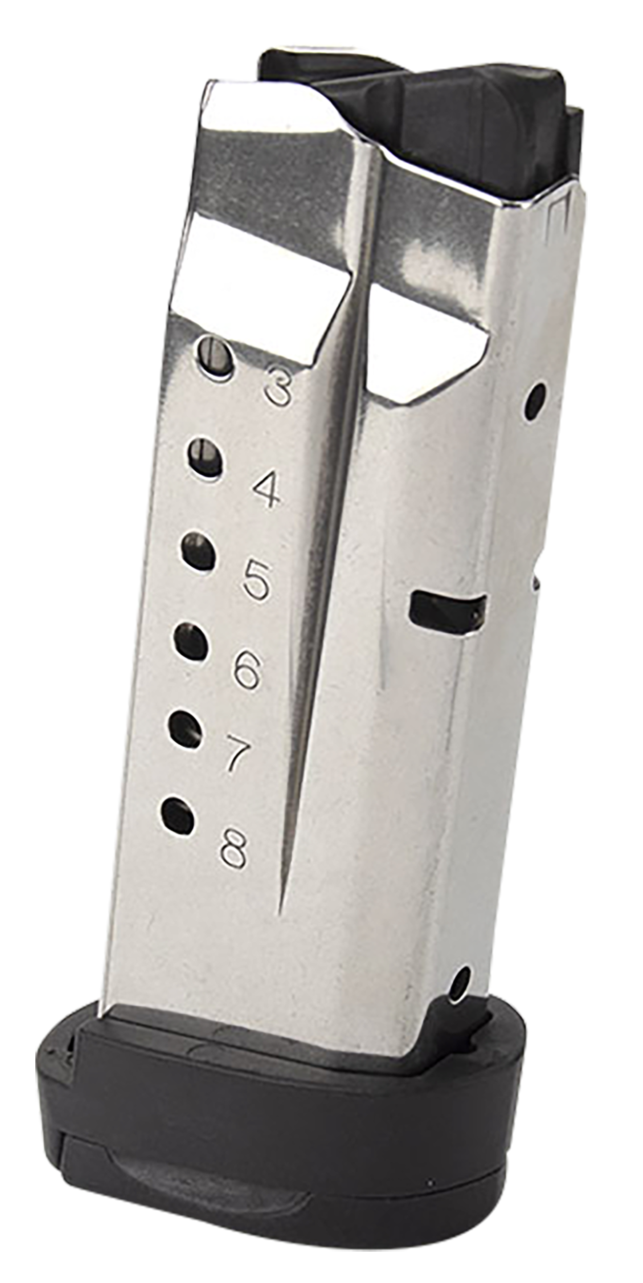 Ed Brown M&P Shield 9mm Luger 8-Rd Extended Stainless Steel Pistol Magazine