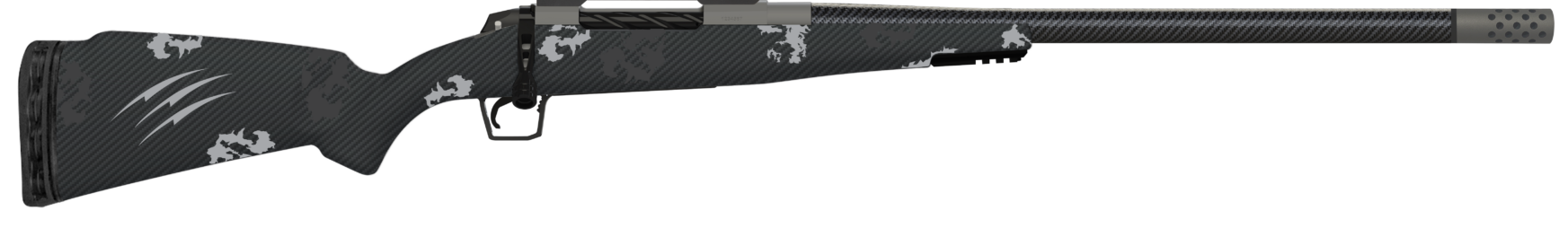Fierce Firearms Carbon Rogue 7mm Rem Mag 24" 3+1 Bolt-Action Rifle - Glacier Cerakote / Phantom Camo