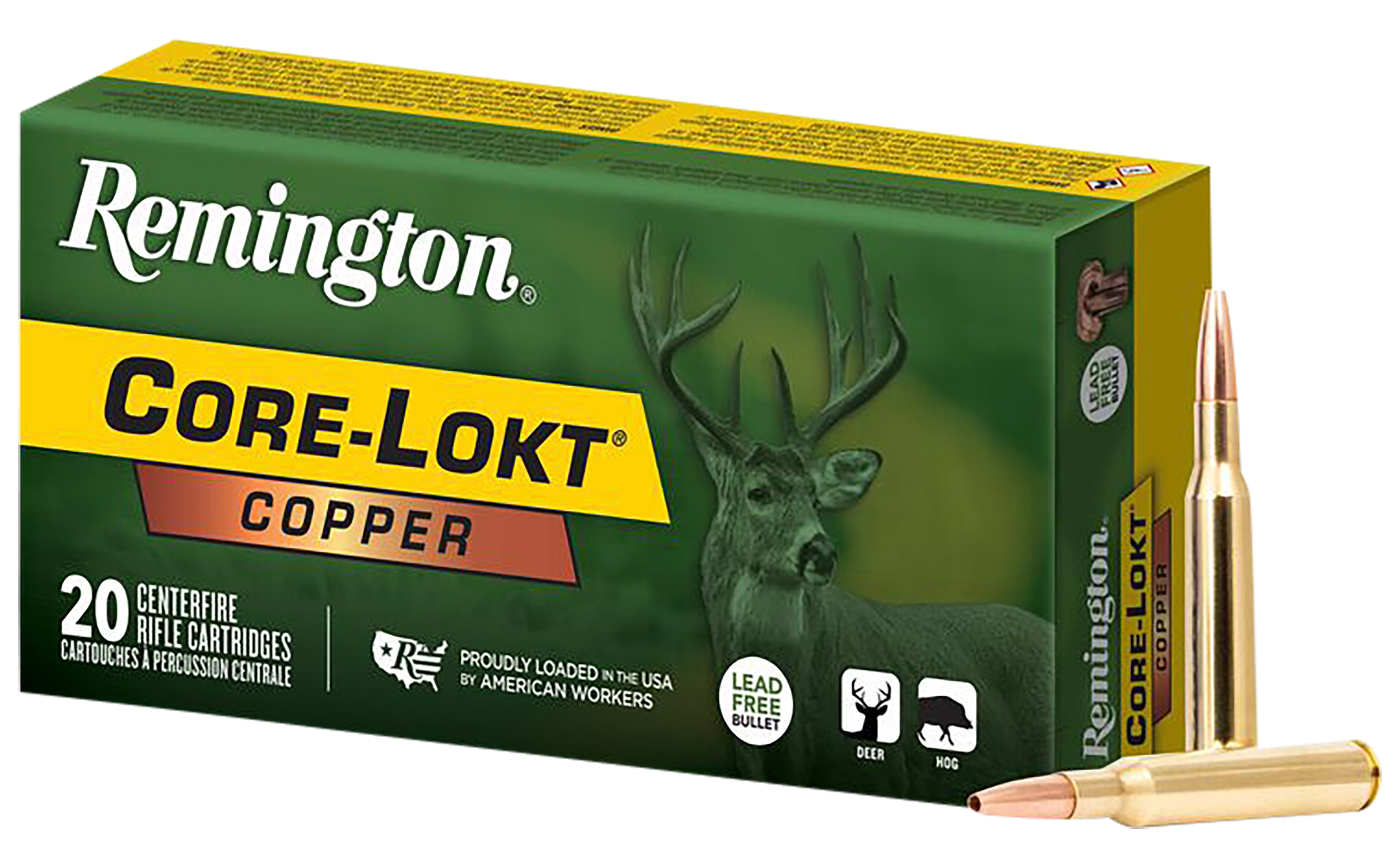Remington Ammunition Core-Lokt Copper 270 Win 130gr Copper Hollow Point - Box or Case