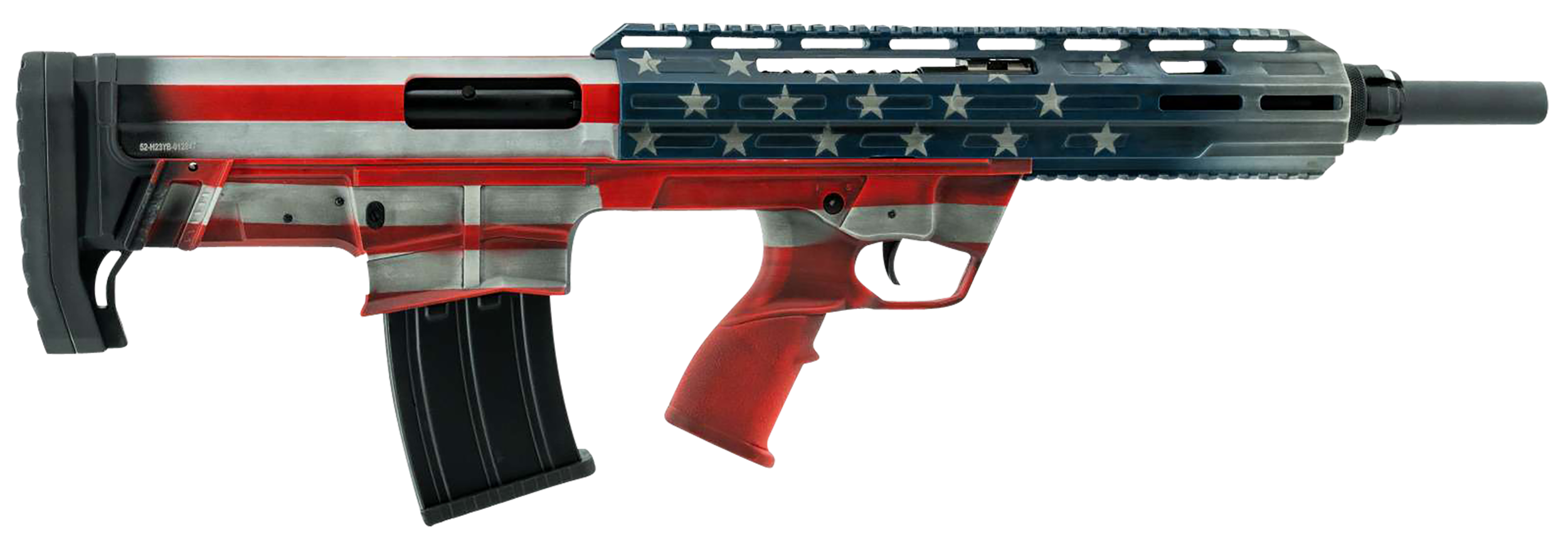 Tokarev USA TBP Bullpup 12 Gauge 18.50" 3" 5+1 Semi-Auto Shotgun - American Flag