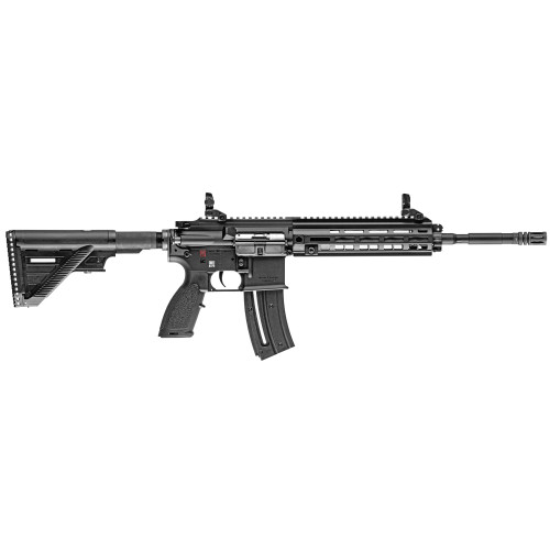 HK 416 22 LR, 16" Threaded Barrel, Black, M-Lok/Picatinny Rail, 20rd