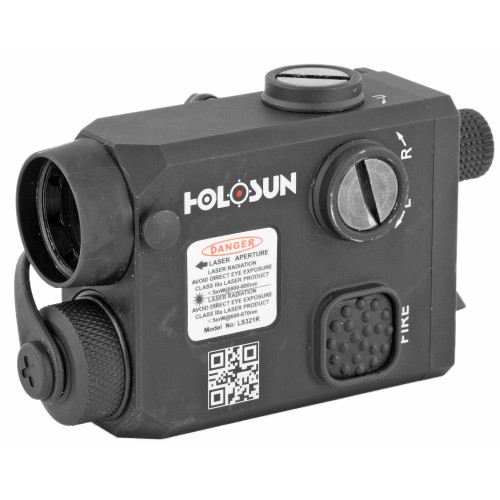 Holosun 321 Laser Coaxial, Solar, Red & IR Laser, IR Illuminator, 7075 Aluminum Housing, Rifle