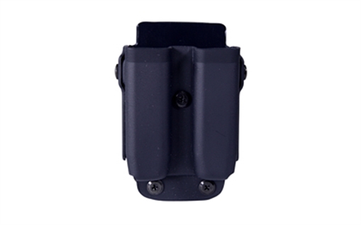 High Speed Gear Uniform Line, Twin Mag Pouch, Size 2, Black, Fits MOLLE or Belt, Kydex, Universal Clip Mount 42P202BK