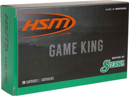 HSM AMMUNITION 7MM RUM 160GR SBT GAME KING 20RD 20BX/CS 7RUM-9-N
