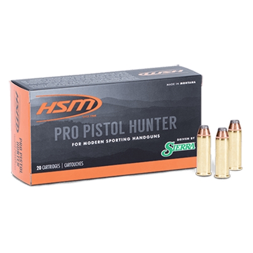 HSM HSM Pro Pistol Hunter Ammunition 454 Casull Sierra JSP 300 gr. 50 rd. HSM-454C-5-N 454C5N