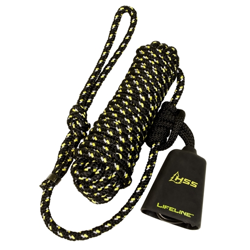 HUNTER SAFETY SYSTEMS LIFELINE 30' W/SINGLE CARABINER 1EA LLS+