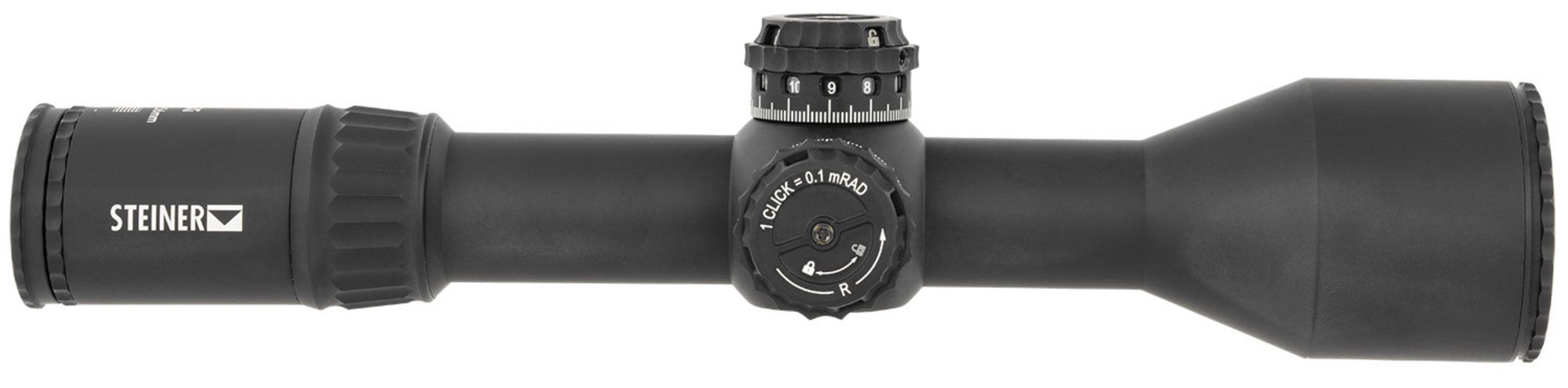 Steiner T6XI Rifle Scope 5118, 3-18x, 56mm Obj, 34mm Tube, Matte Black, Illuminated MSR2 MIL Reticle