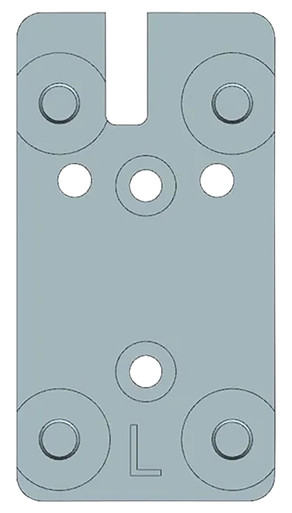 Beretta USA EUS03051 90/92 Silver, Fits Beretta 90/92, RDO Leupold Pattern Footprint Mount